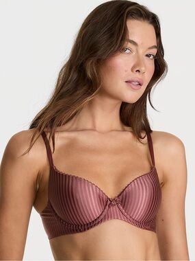 Victoria’s Secret Body by Victoria Lightly Lined Demi Bra Morning Rose 34B